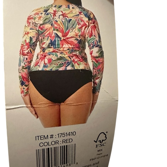 Hurley Multicolor Floral Rash Guard - Picture 4 of 4